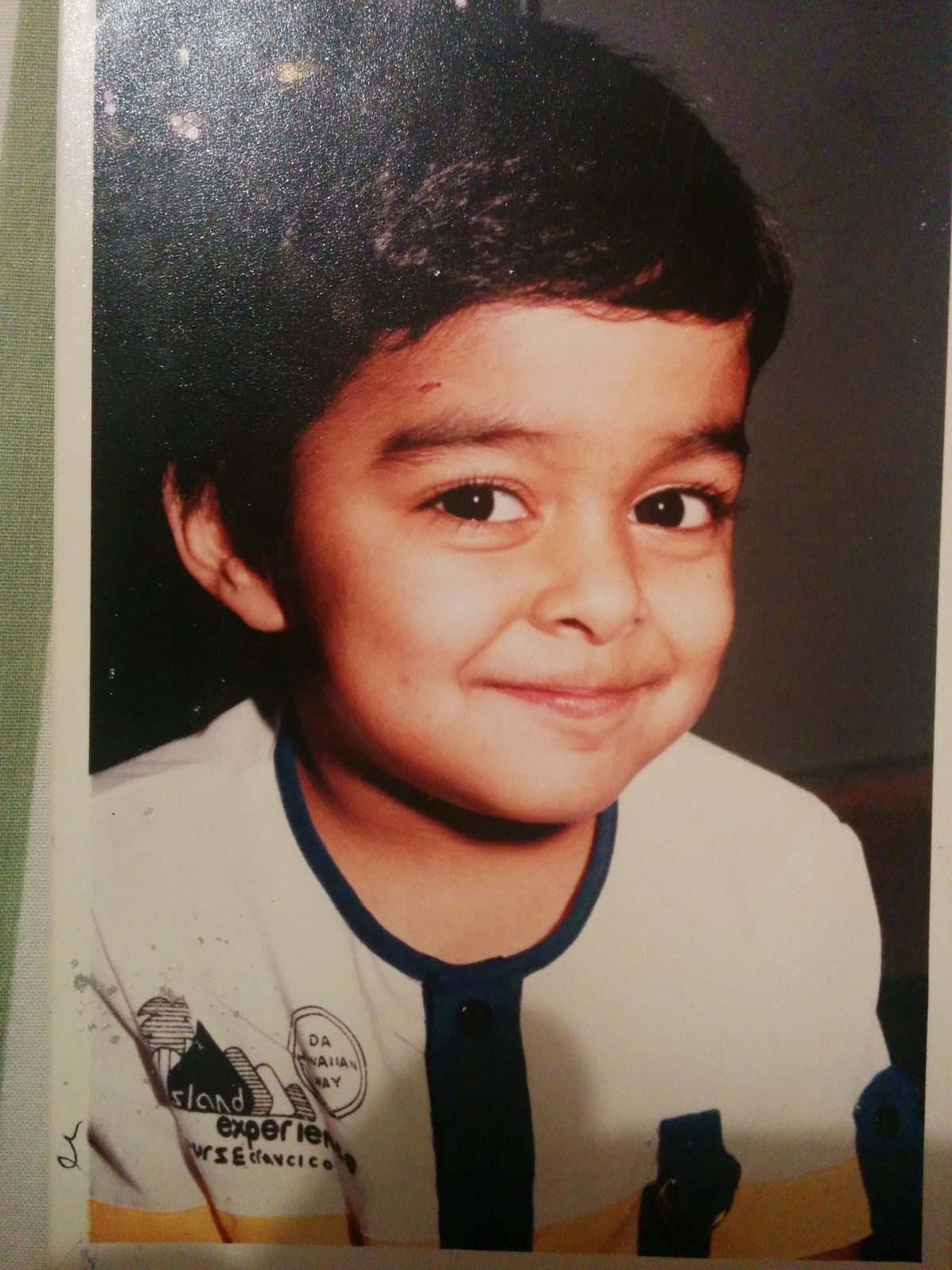 A boy in Kuwait, 1986 — the world before the exile